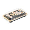 Restaurantware Sushi Containers, Pack Of 100 Plastic Disposable Rectangle Sushi