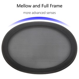 Fuhengli 6" x 9" Speaker Grill Covers, Car Speaker Subwoofer Guard Protector, ABS Plastic Frame with Metal Mesh, Black - 2Pcs