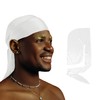 2 Pack Silk Durag for Men and Women Gift Set,