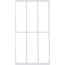 Removable Label Stickers for Bottles -120PCS 0.9 x 2.5 inch Waterproof Labels for Food Containers Blank Write on Name/Address Labels Self-Laminating Nametags for Jars File Folders