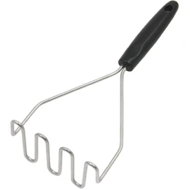 Chef Craft Select Sturdy Masher, 11 inch, Stainless Steel/Black