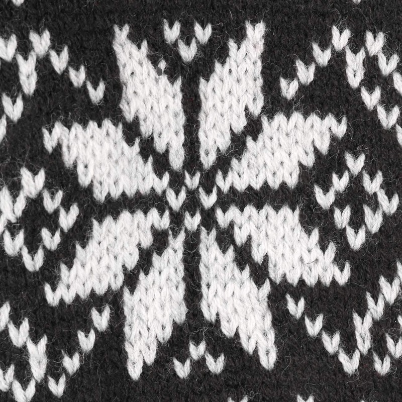 Lipodo Snowflake Thinsulate Handschuhe Damen/Herren - Strickhandschuhe gefüttert - Mit