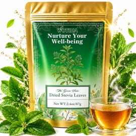 WOTIHA Dried Stevia Leaves, 100% Whole Natural Leaves, Zero Calorie Sweetener, Keto Friendly, Vegan, No Additives, Sugar Alternative, Rich in Antioxidants, 2.36 oz (67g)