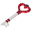 Egan Key Ceramic, White and Red, Unique