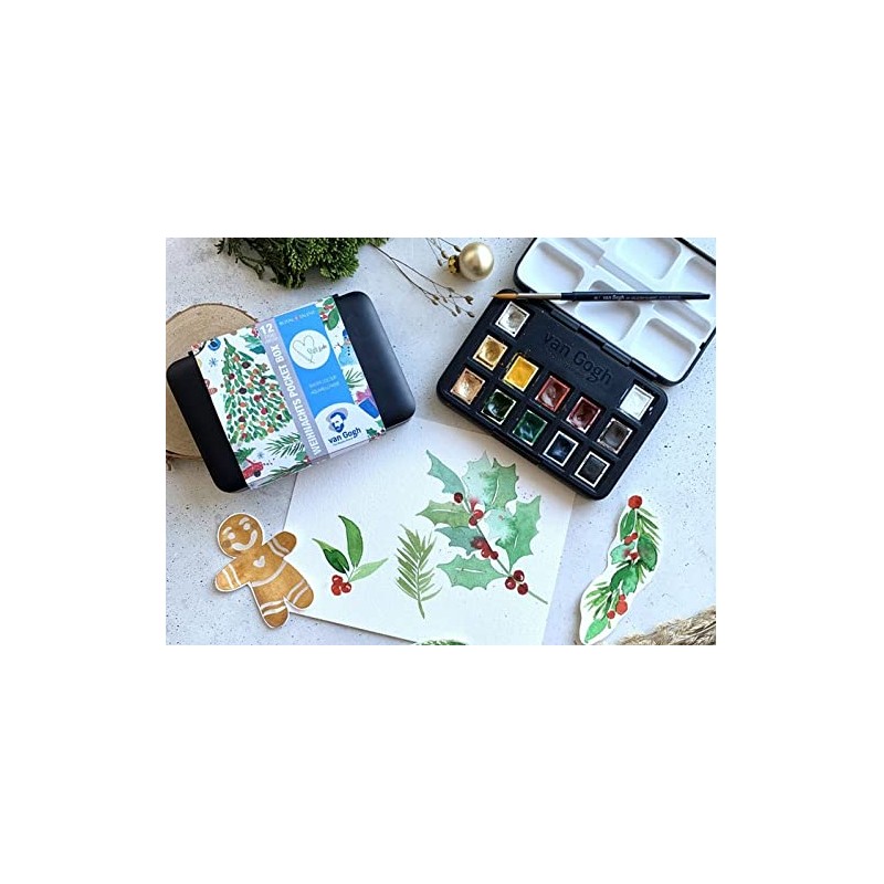 Talens Van Gogh x Pen Love Water Colour Pocketbox with