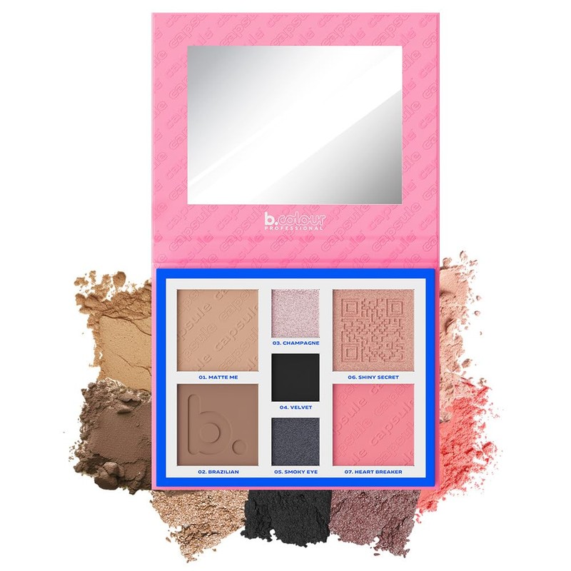 Contouring Face and Eyes Palette / 02 Super Power, Pro