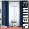 Lwiiom Double Curtain Rods with Aluminum End Cap and Full