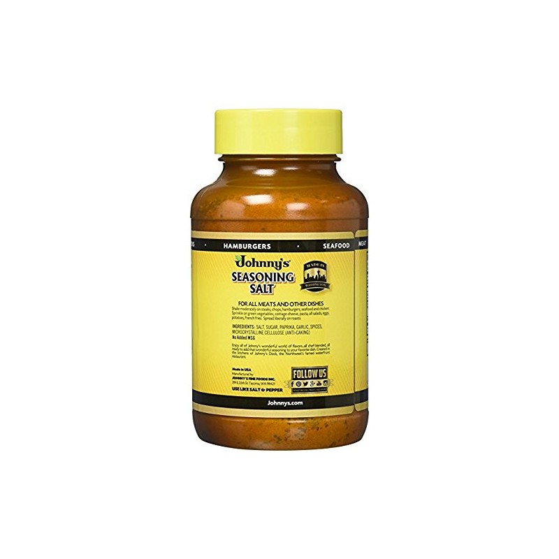 Johnny's Seasoning Salt, 32 Oz (Pack of 2)
