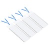 PATIKIL Bookmark Magnifier with 6 Inch Ruler, 4 Pack 3X
