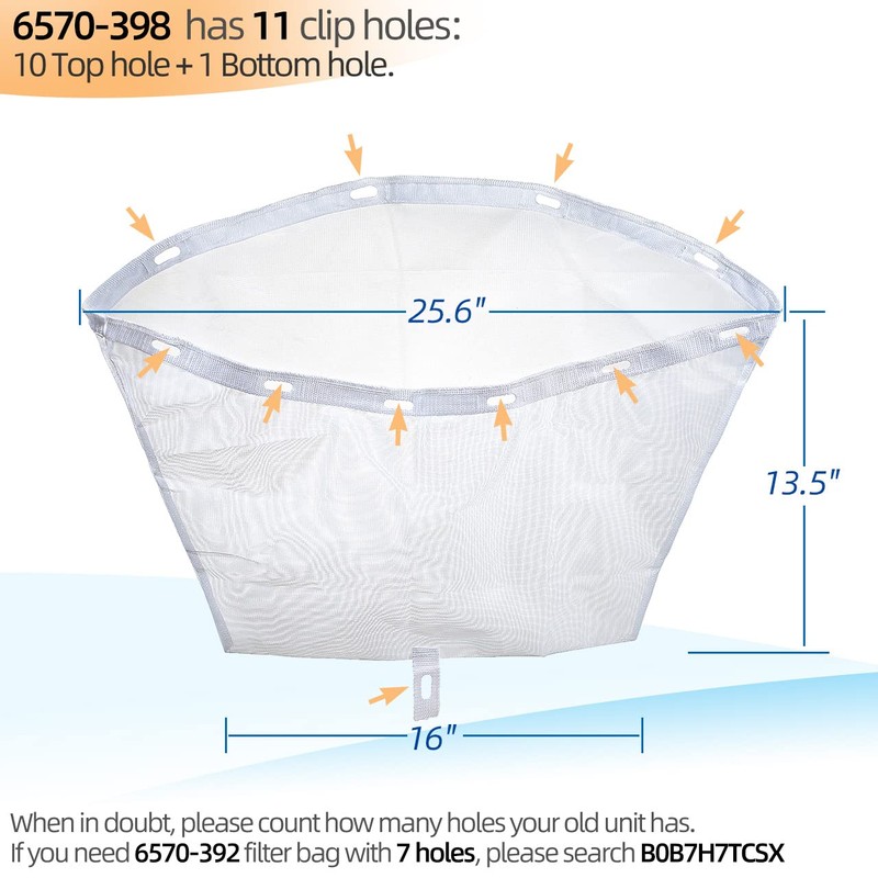 Alocs 6570-398 Filter Net Bag for Ja-cuzzi - 2014+ J-300,