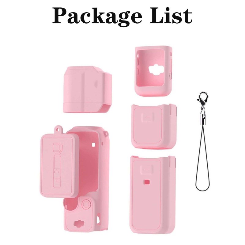 for Pocket 3 Silicone Cover, All-in-One Protective Case with Lens