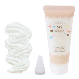 MYmama Deco Whip, 1.8 oz (50 g), Pearl, My Whip, Comes with Piping Openings, Adult, Pearl Color, Pressuring Activity, Key Holder, Deco (Pearl White)