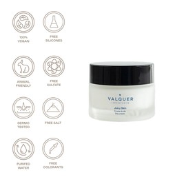 Valquer Laboratories Moisturising Day Cream for Facial With Bamboo Water and Hyaluronic Acid Super Moisturising 96% Natural Ingredients All Skin Types - 50ml