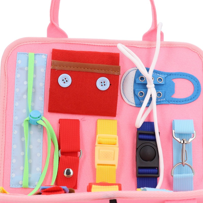 Educational Activity Developing Sensory Board Kids Dress Learning Board Toy