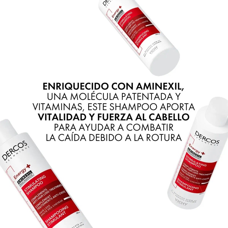 Shampoo Estimulante Vichy Dercos Anticada 200 Ml