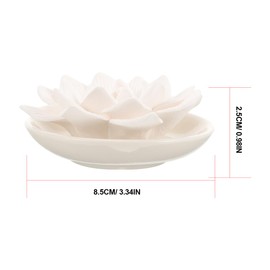 GLEAVI Difusor Pasivo De Aceites Esenciales En Forma De Flor Aromatizador De Piedra para Coche Casa Y BañO Difusor para Aromaterapia Y DecoracióN Duradera