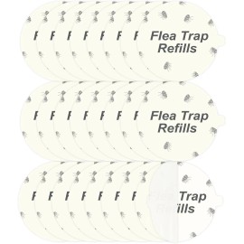 Dichroma 20 Pack Flea Trap Refill Discs Replacement Glue Boards 7.1 Sticky Pads Fits New