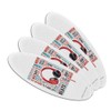 Headphones Music Terms Words Collage Double-Sided Oval Nail File Emery