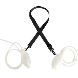 2 PCS Mastectomy Drain Holder, Post Mastectomy Must Haves, Surgery Drain Holder, Mastectomy Gifts for Women, Drain Bag Pouch-Surgical Drain Holders After-Surgery Recovery Management Black