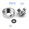DIYCUT Shower Fitting Adapter Adjustable, Brass Arm Valve Eccentric Corner