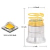 2 Pack XM-L2 1200 Lumens 1 Mode P60 Led Drop
