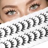 Fyonas Lashes Manga False Eyelashes 9-12mm Anime Lashes Strips C