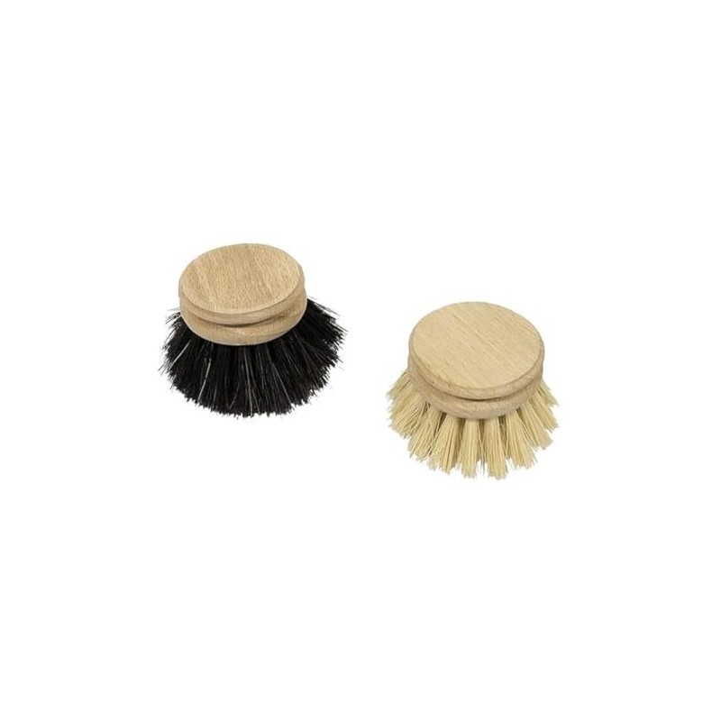 Valet Dishbrush Replacement Heads (Horse Hair & Plant Fibre)