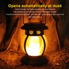 Brass Color Courtyard Solar Powered Hanging Lantern Light IP44 Waterproof