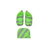 ergobag Side pockets zip set with reflective strips, safety set