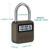 Metal Time Padlock - Multi-Function Timer Lock 99 Hours Max