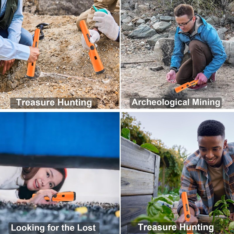 SHGarden Metal Detector Pinpointer Upgraded Handheld Search Treasure Pinpointing Finder