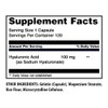 AMAZING FORMULAS Ácido Hialurónico 100 mg 120 Cápsulas – Suplemento