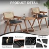 WENZMOC PU Leather Seat Covers for Dining Chairs, 6 Pack