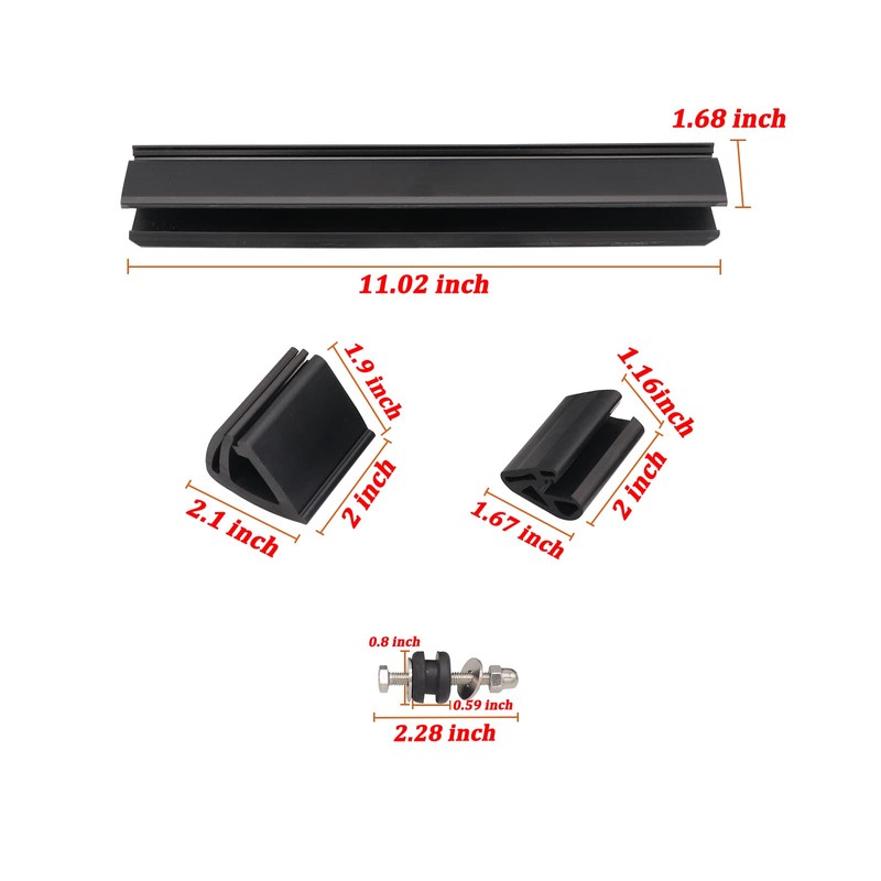 Drive-up Golf Cart Windshield Sash Clips Kits with Screw for