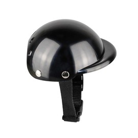 Lesypet Dog Helmet, Dog Motorcycle Helmet Dog Hat Safety Hat for Cats Small Dogs' Biking Cycling, Black S