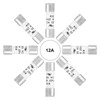 MECCANIXITY 1000V 12A Fast Acting Fuse Ceramic Fuses Generic Current