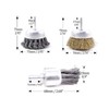 6 Pcs Drill Wire Brush Multi Functional Wire Cup Brush