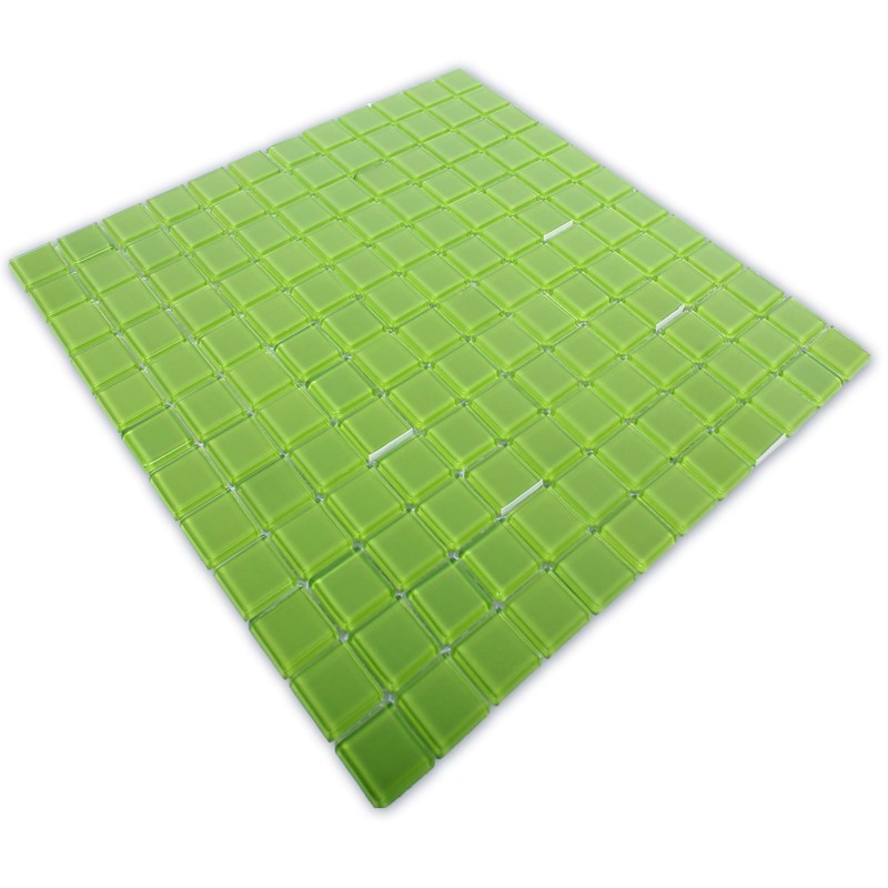 Florida Glass Mosaic Tiles Green Floor Mosaic Wall Tile Border