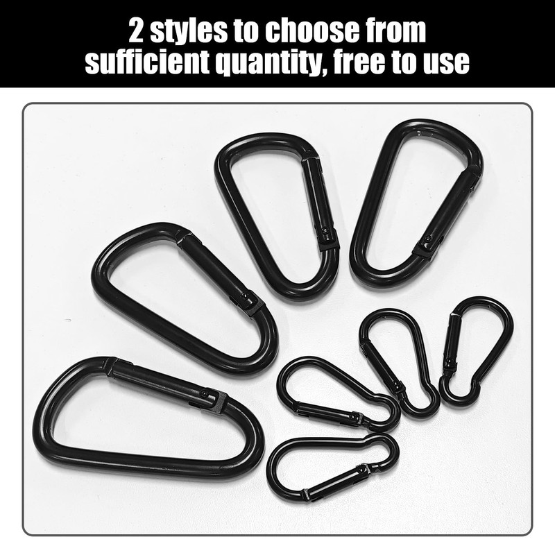 8 Caravan Hooks, Durable Metal Buckles, Keychain Accessories, Backpack Hooks,