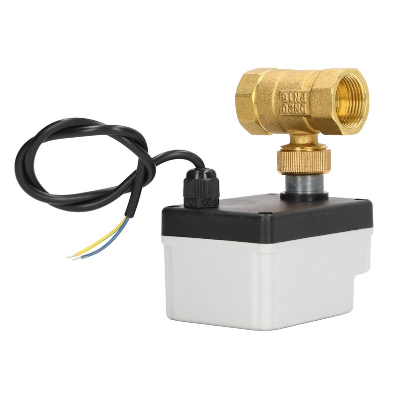 Motorized Ball Valve Electrical 2 Way Normally Closed Manual Automatic