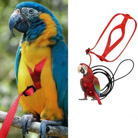 Heatunk Adjustable Outdoor Bird Flying Leash - Ideal for Parrots and Poultry - Premium Pet Supplies