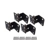 QCAA Durable Steel Semi-Concealed Hinge for Box, Chest & Cabinet,