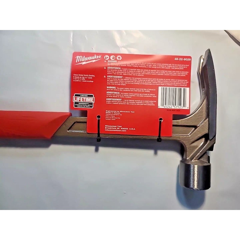 Milwaukee Milled Face Framing Hammer Rip Claw 28 Oz. Durable