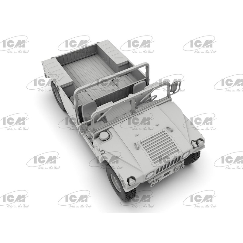 ICM 1/35 AMERICAN M1097A2 HANVEE Plastic Model 35435 (Military Vehicle)
