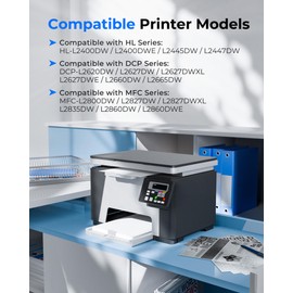 DR2510 Drum Compatible with Brother DR-2510 Drum Unit for Brother HL-L2400DWE HL-L2400DW HLL2445DW DCP-L2620DW DCP-L2627DW DCPL2660DW MFC-L2835DW MFC-L2827DW MFC-L2800DW MFC-L2800DW MFC-L2800DW