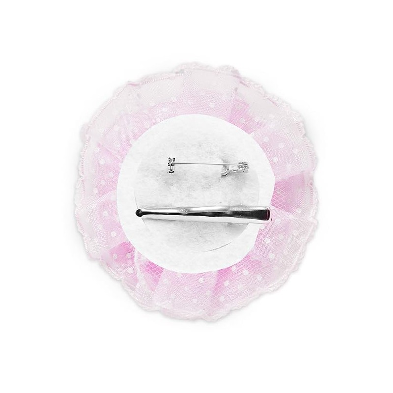 Expo International Polka Dot Carnation Brooch and Hairclip | Pink