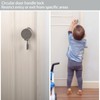TEMEILI Round Door Handle Lock Cover, Stainless Steel Door Knob