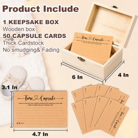 Warmther Time Capsule Box 1st Birthday Party Activities, First Birthday Party Games Favors for Girls or Boy, 1st Gifts for Party Decorations
