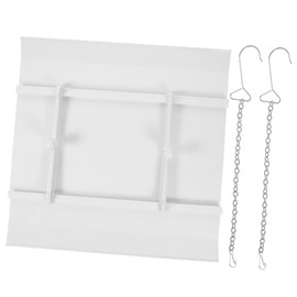 Ipetboom Central Air Conditioner Wind Baffle Direct Blowing Shield for Square Vents Plastic Easy Installation for Gentle Airflow