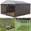 Dog Kennel Shade Cover 90% Sunblock Shading Cloth Net Mesh